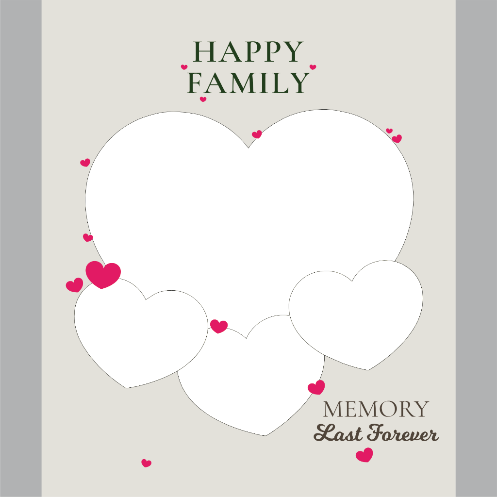 Family Hearts Collage