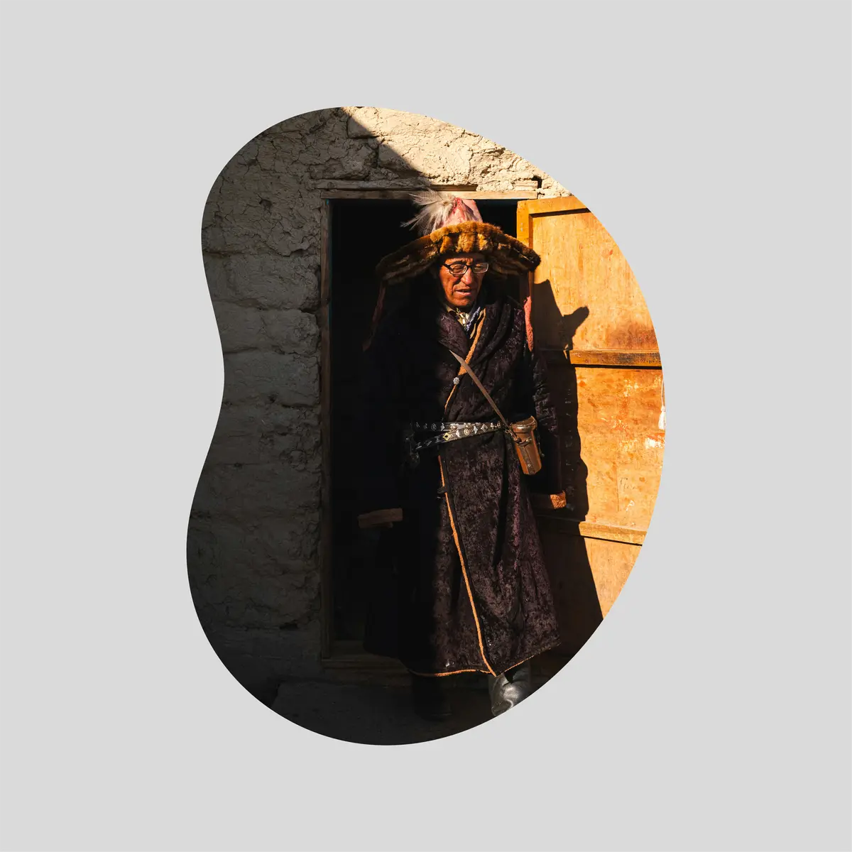 Potrait Bean Shape  Acrylic Photo