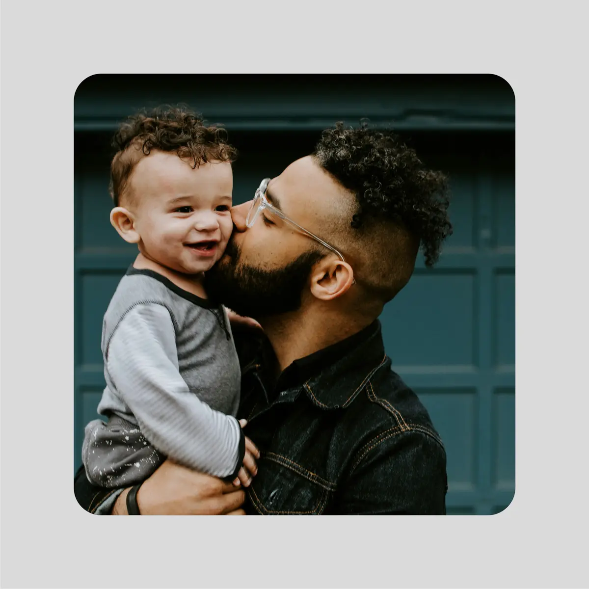 Acrylic Photo  square Rounded  corner