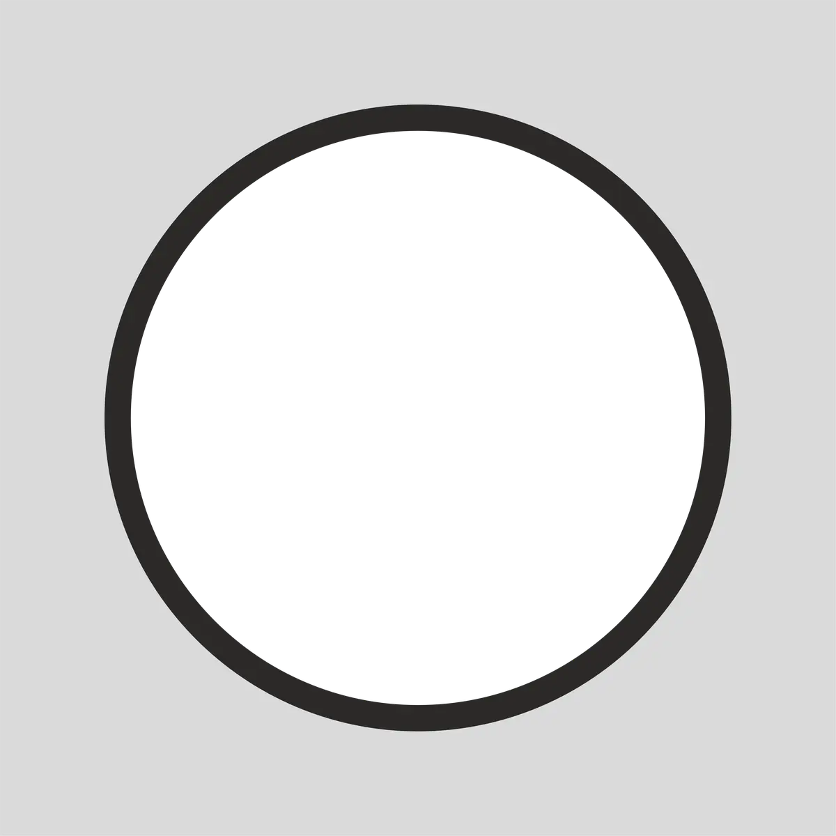 Acrylic Photo Circle  With frame