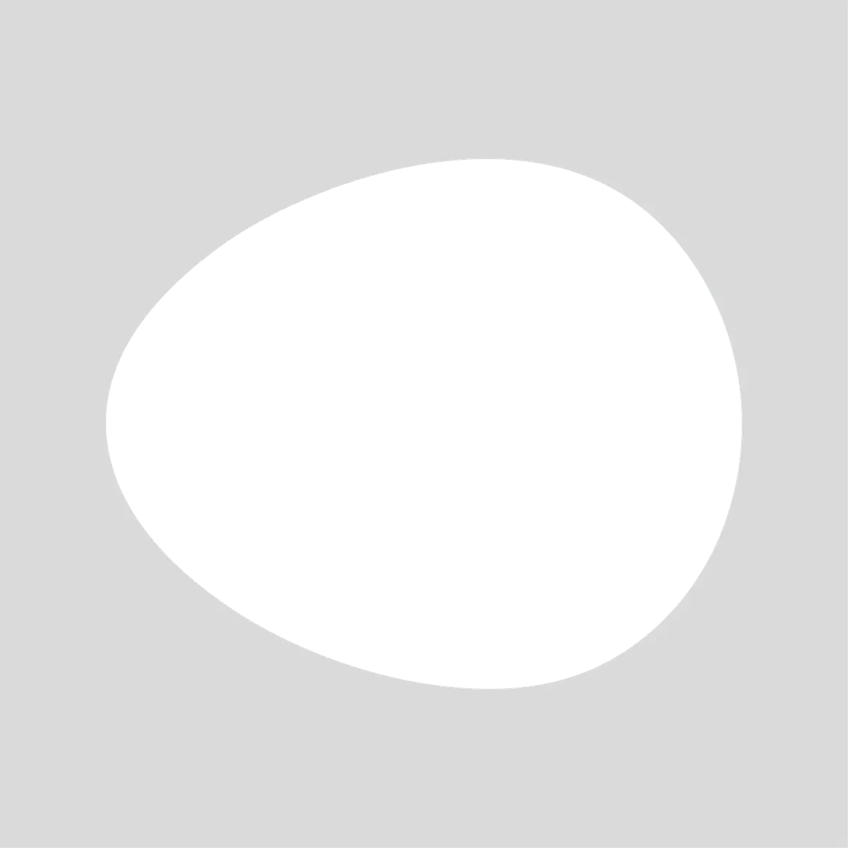 Landscape Egg  Shape Acrylic Photo