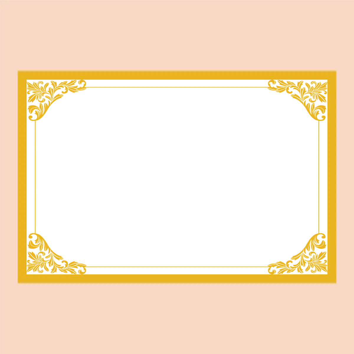 Golden Border acrylic photo landscape