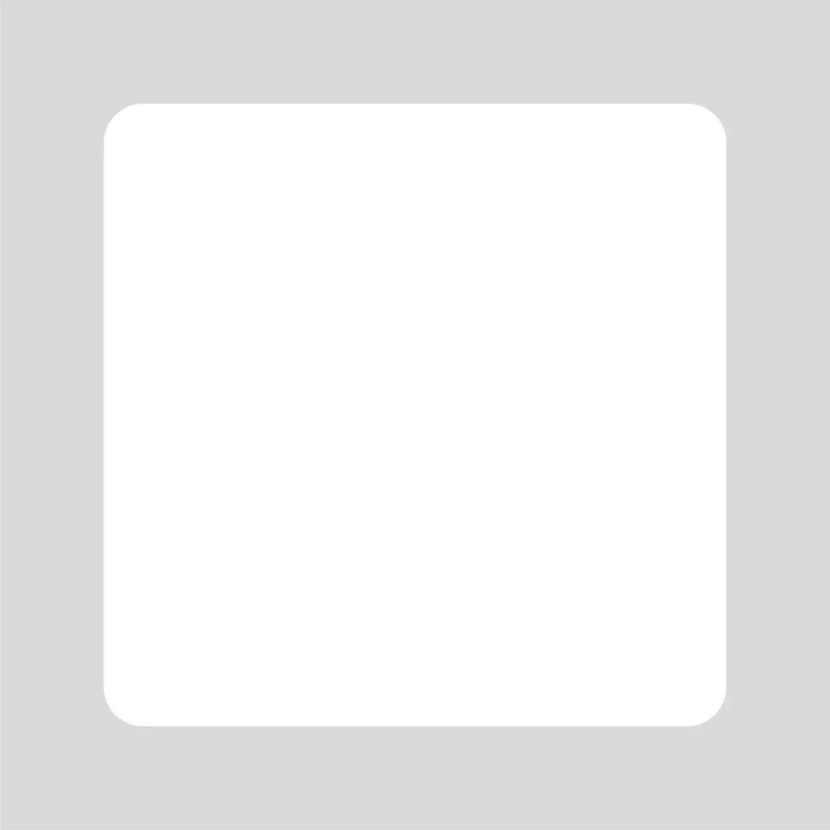 Acrylic Photo  square Rounded  corner